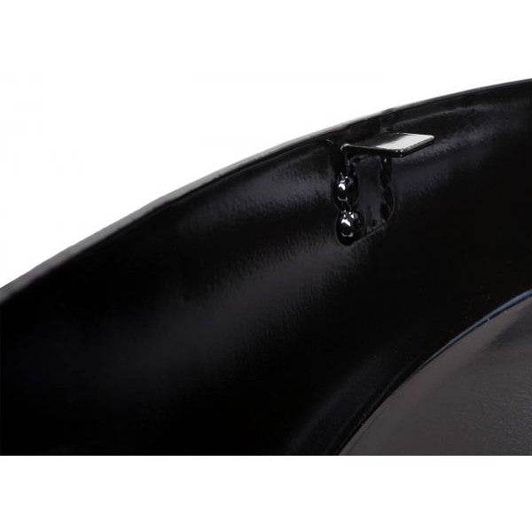 Feuerschale mit Grill HWC-K95, Feuerstelle Grill BBQ, Grillplatte Ablagefläche, Stahl Edelstahl Emaille Ø 56cm schwarz - Palo24