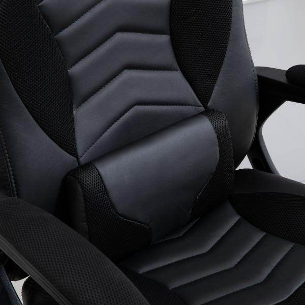 Bürostuhl Ergonomisch Massagesessel Gaming Stuhl Schwarz - Palo24