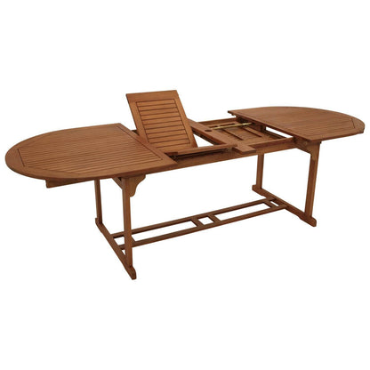 Ausziehtisch LAGO 180/260x100cm, Eukalyptus geölt, FSC®-zertifiziert - Palo24