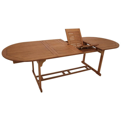 Ausziehtisch LAGO 180/260x100cm, Eukalyptus geölt, FSC®-zertifiziert - Palo24
