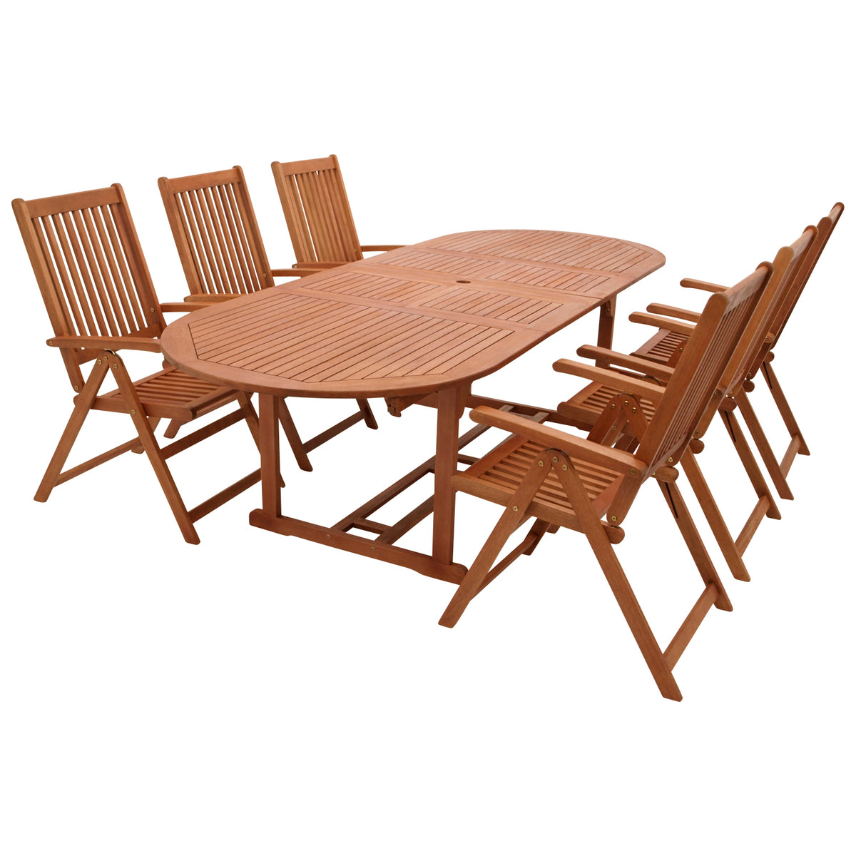 Ensemble LAGO 7 pièces, eucalyptus huilé, certifié FSC®