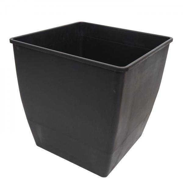 Pflanzkasten HWC-L23, Hochbeet Blumenkasten, Outdoor Akazie Holz FSC-zertifiziert Aluminium ~ 60x42x42cm braun - Palo24