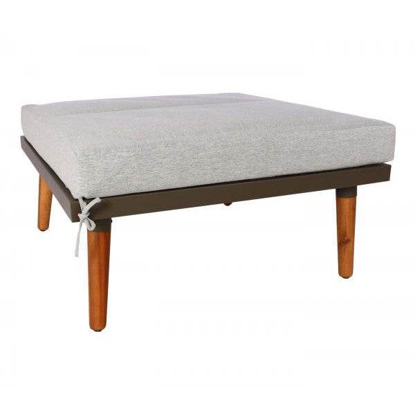 Gartengarnitur HWC-L31, Garnitur Lounge-Set Sofa Outdoor, Spun Poly Metall Poly-Rattan MVG-zertifiziert ~ hellgrau - Palo24