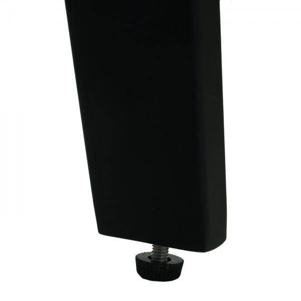Beistelltisch Kaffeetisch Nachttisch Loungetisch Couchtisch, Metall MDF 50x50x50cm ~ dunkle Wildeiche - Palo24