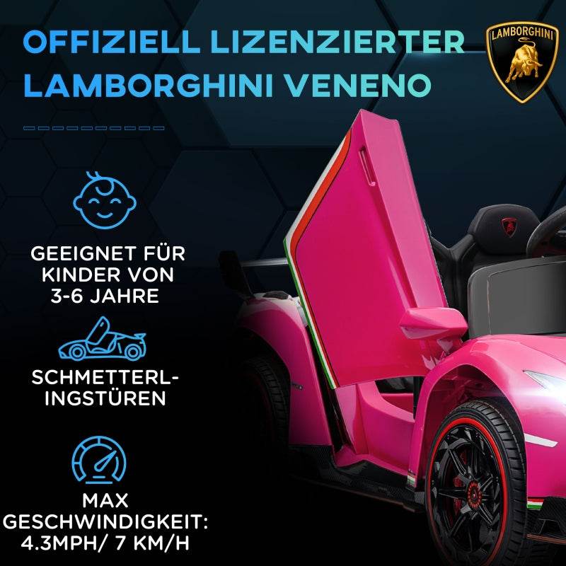 Elektro Kinderauto, lizenzierter Lamborghini 3-7 km/h - Palo24