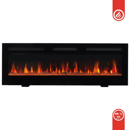 KAMINIO 3-in-1 Elektrokamin MARLON mit Heizung, 3D-Flammeneffekt - 36 Zoll - Palo24