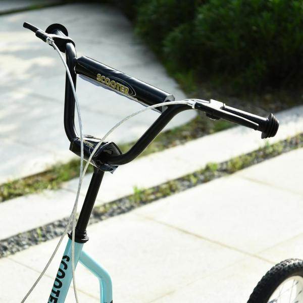 Tretroller Scooter Cityroller Kinder Mädchenroller verstellbar Aluminium Blau - Palo24