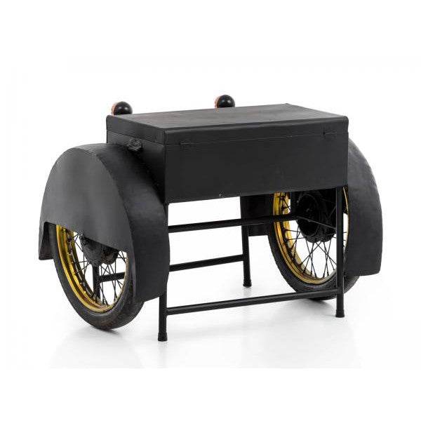 Bartisch Delivery schwarz Gold Vintage-Style - Palo24