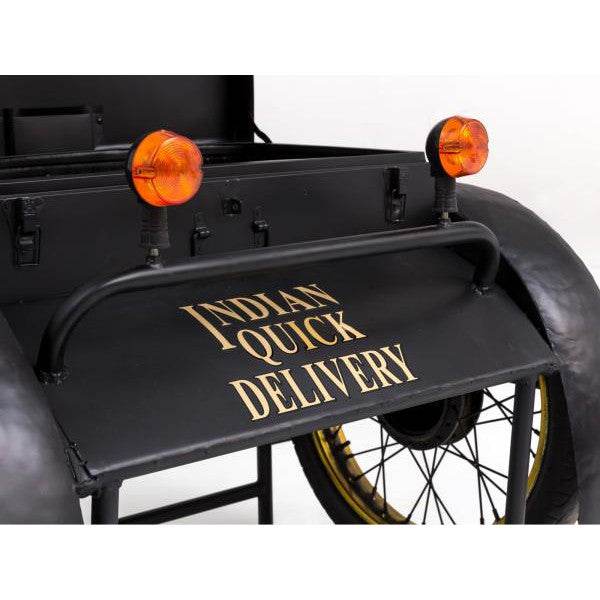 Bartisch Delivery schwarz Gold Vintage-Style - Palo24