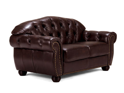 Sofa Chesterfield Hereford 2-Sitzer Echtleder - Palo24