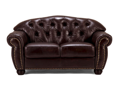 Sofa Chesterfield Hereford 2-Sitzer Echtleder - Palo24