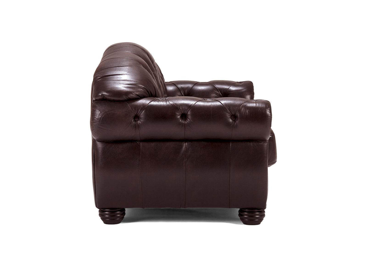 Sofa Chesterfield Hereford 2-Sitzer Echtleder - Palo24