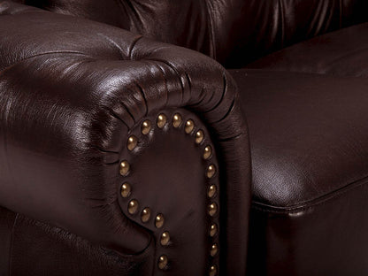 Sofa Chesterfield Hereford 2-Sitzer Echtleder - Palo24