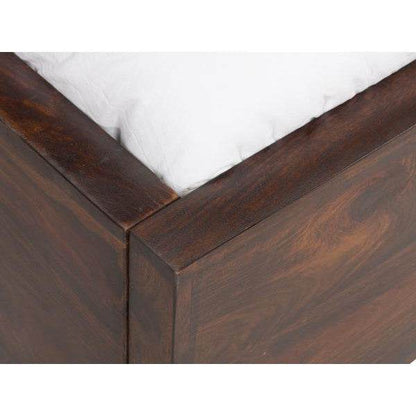 Holzbett Palison dunkel 180x200 cm - Palo24