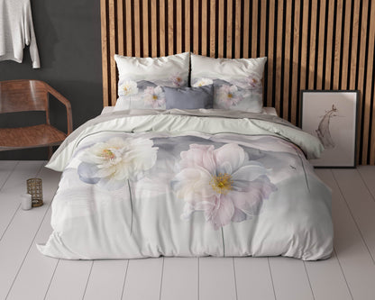 Bettbezug Annique Grau 200 x 200/220 cm - Palo24