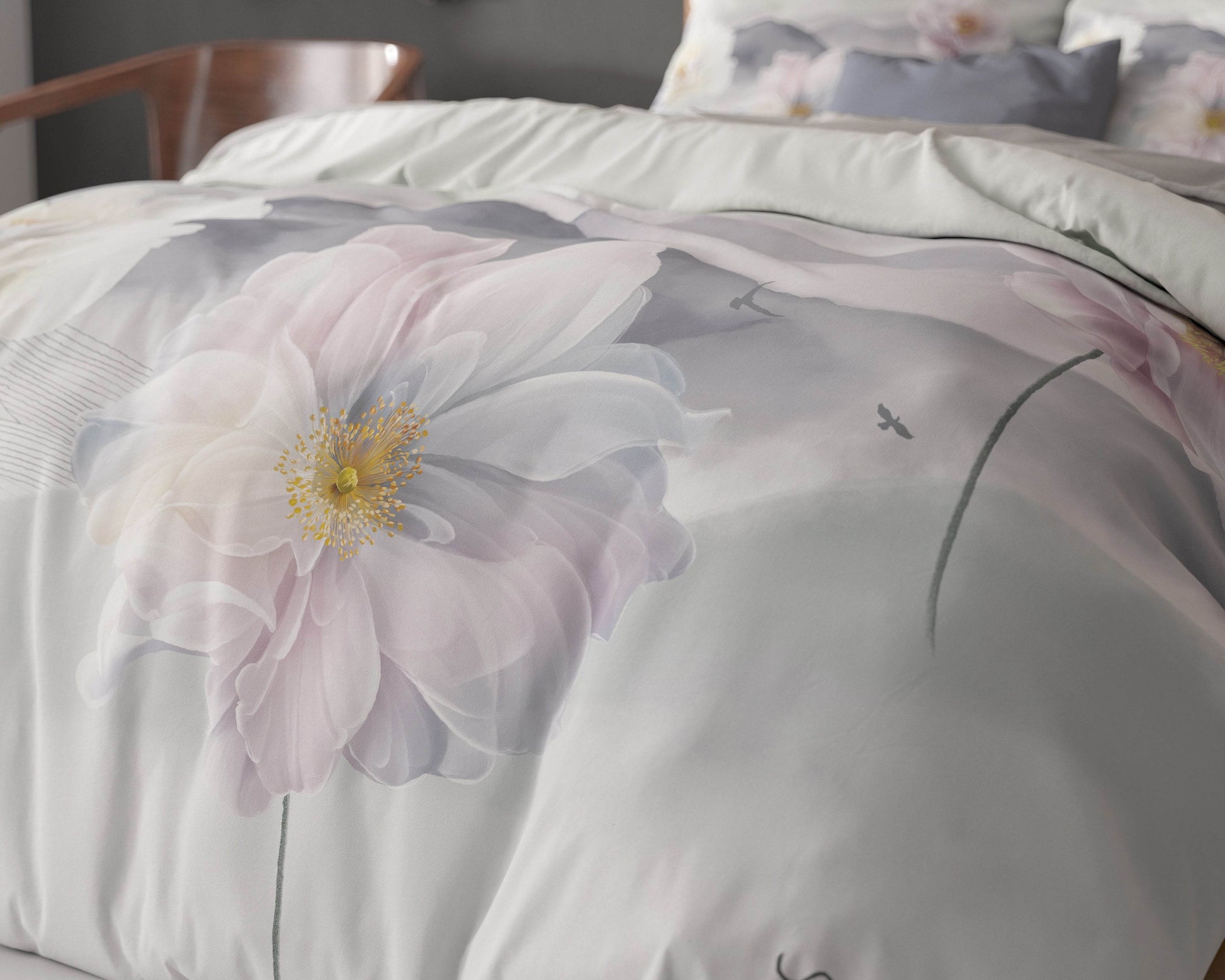 Bettbezug Annique Grau 200 x 200/220 cm - Palo24