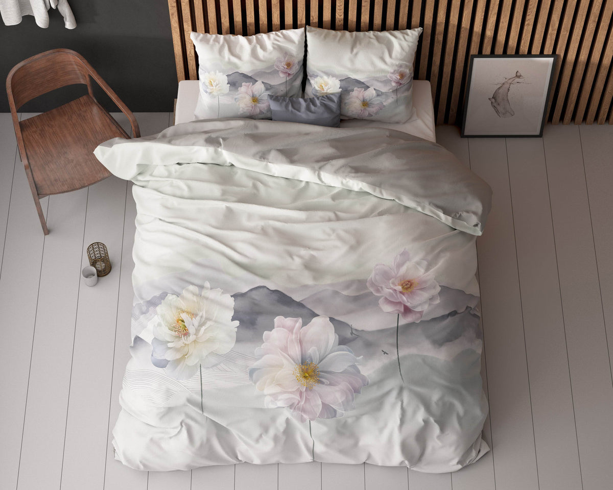 Bettbezug Annique Grau 200 x 200/220 cm - Palo24