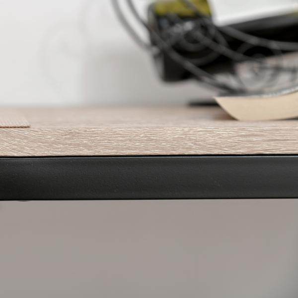 Bartisch mit 2 Stühlen, 3-teiliges Tischset, Barstuhl, Barhocker, MDF, Natur, Schwarz - Palo24