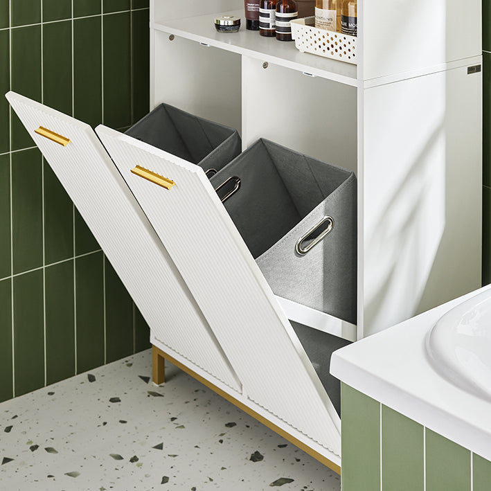 Weißer Badschrank Hochschrank