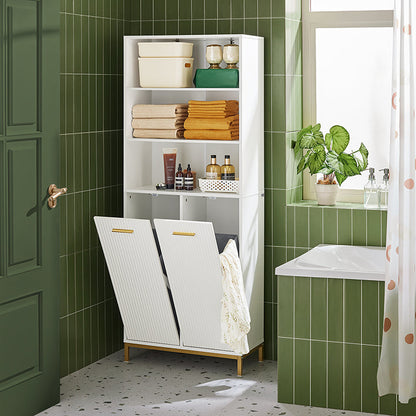 Weißer Badschrank Hochschrank
