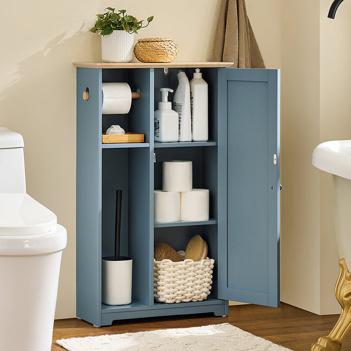 Badschrank Schmal Mit Toilettenrollenhalter