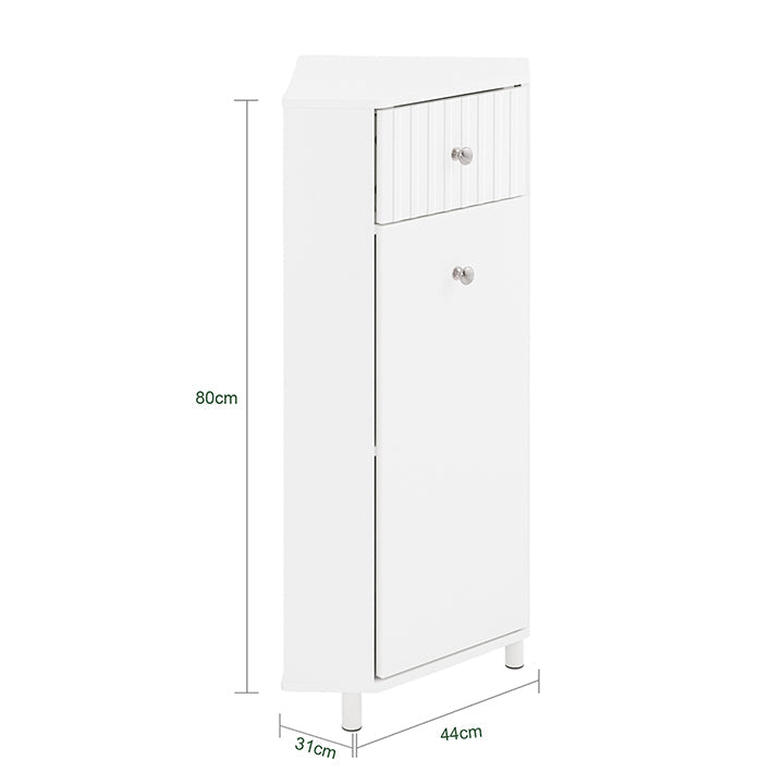 Badschrank Weiß Kommode