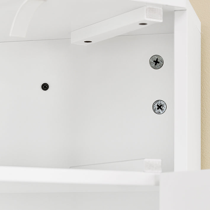 Badschrank Weiß Kommode