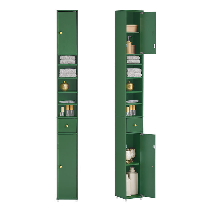 Badezimmer Hochschrank Grün