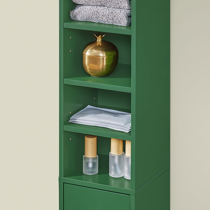 Badezimmer Hochschrank Grün