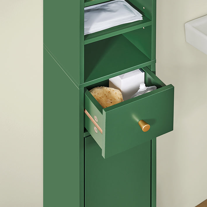 Badezimmer Hochschrank Grün