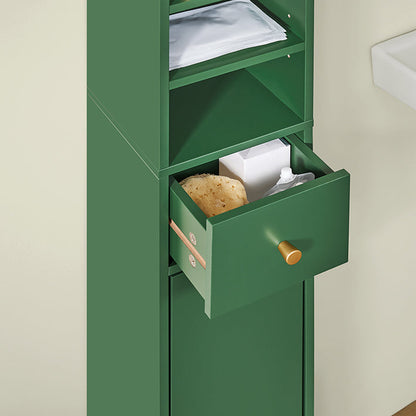 Badezimmer Hochschrank Grün