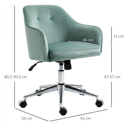 Bürostuhl mit Wippenfunktion Stuhl Grün - Palo24