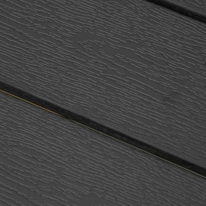 Gartentisch Aluminium Terrasse Holz-Kunststoff Polyholz schwarz - Palo24