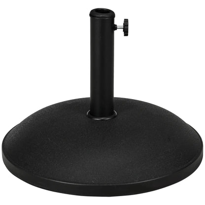 Sonnenschirmständer Sonnenschirmfuss 25kg Stahl Schwarz