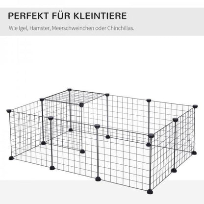 Gittergehege Freigehege Laufgehege für Kleintiere Laufstall Kleintierkäfig - Palo24