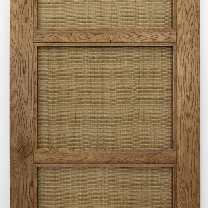 Rattan Schiebetür TOFINO 100x210 cm Öl Braun - Palo24