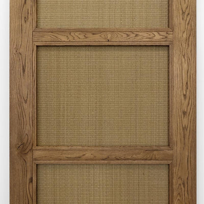 Rattan Schiebetür TOFINO 100x210 cm Öl Braun - Palo24