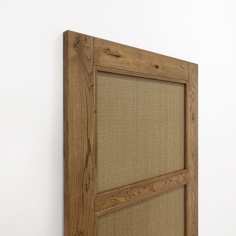 Rattan Schiebetür TOFINO 100x210 cm Öl Braun - Palo24
