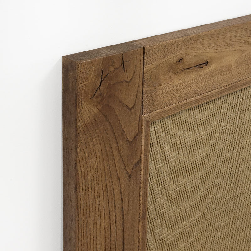 Rattan Schiebetür TOFINO 100x210 cm Öl Braun - Palo24