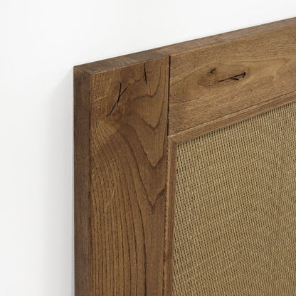 Rattan Schiebetür TOFINO 100x210 cm Öl Braun - Palo24