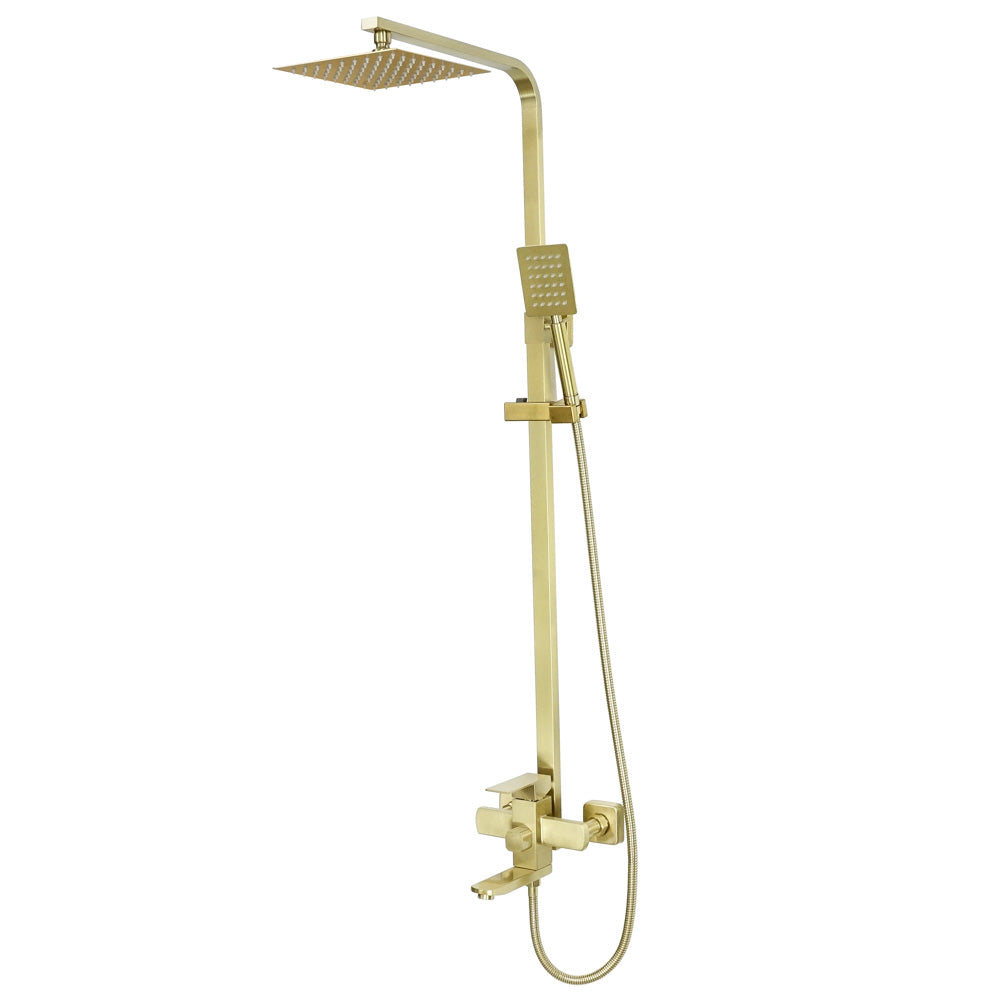 Duschhahn AKRON Rostfreier Stahl Gold - Palo24