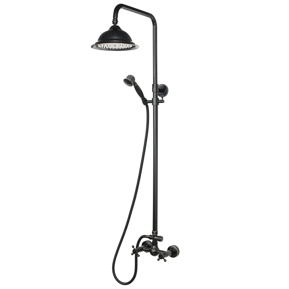Antiker Messing-Duschhahn BLUME - Palo24