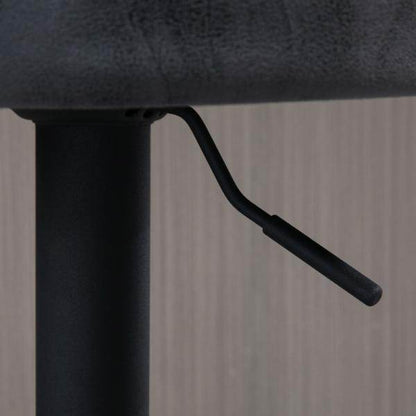 2er-Set Barhocker, höhenverstellbar, 360-Grad-Schwenk-Design, Grau - Palo24
