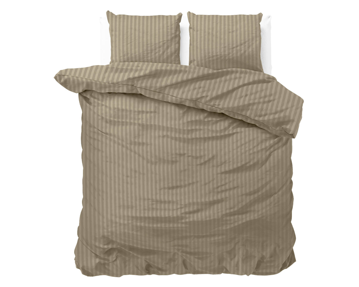 Bettbezug Dallas Taupe 200 x 220 cm - Palo24