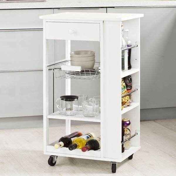 Küchenwagen | Küchenrollwagen | Servierwagen Weiss