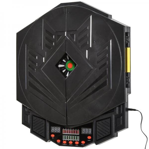 Elektronische Dartscheibe Dartboard Dart-set mit Tür LED Anzeige Soundeffekte - Palo24