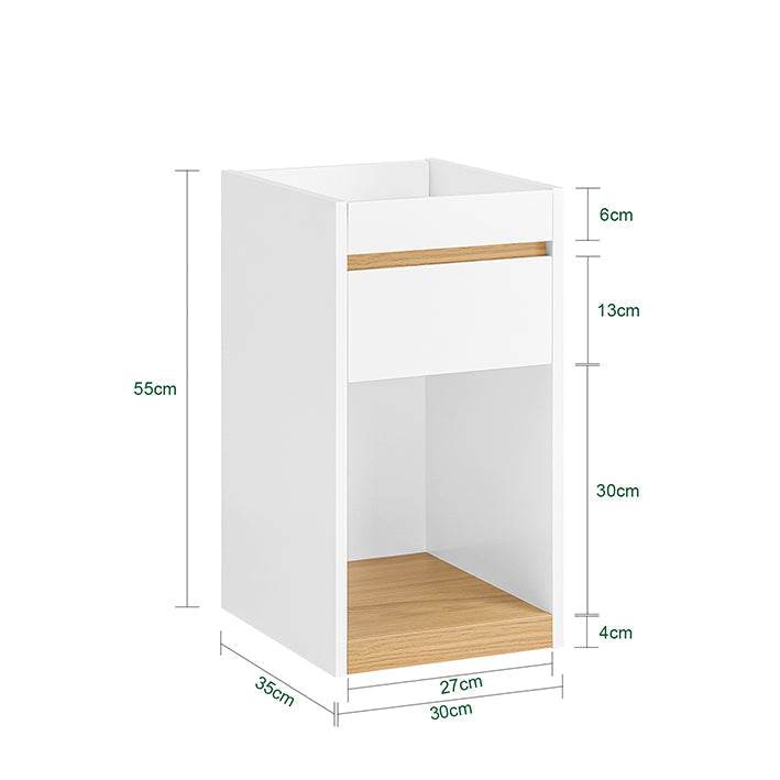 Nachttisch | Boxspringbett | Sofatisch | Beistelltisch | Nachtkommode | Weiss - Palo24