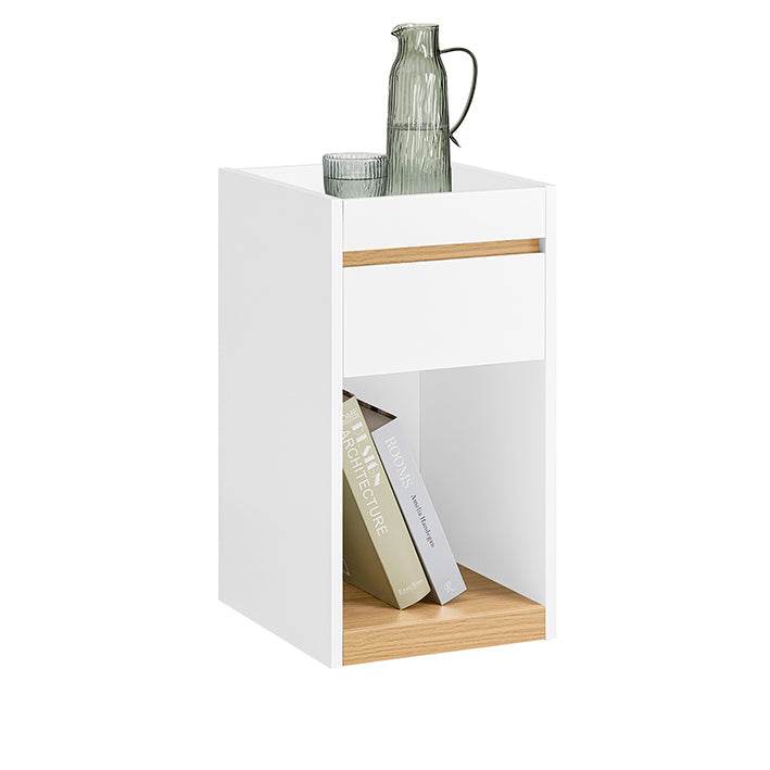 Nachttisch | Boxspringbett | Sofatisch | Beistelltisch | Nachtkommode | Weiss - Palo24