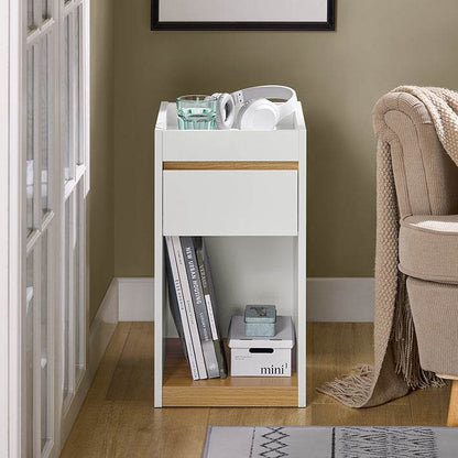Nachttisch | Boxspringbett | Sofatisch | Beistelltisch | Nachtkommode | Weiss - Palo24