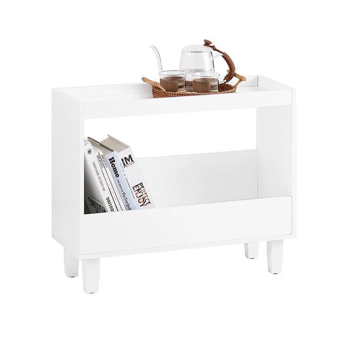 Nachttisch schmal Nachtschrank | Beistelltisch | Nischenregal Weiss - Palo24